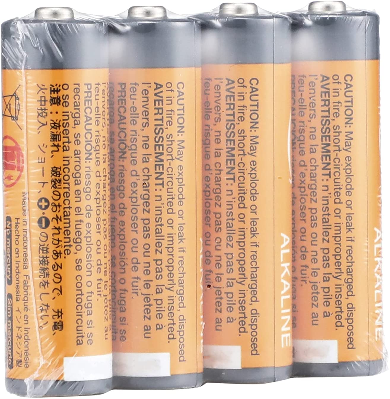 Amazon Basics 48 Pack AA High-Performance Alkaline Batteries, 10-Year Shelf Life, Easy to Open Value Pack