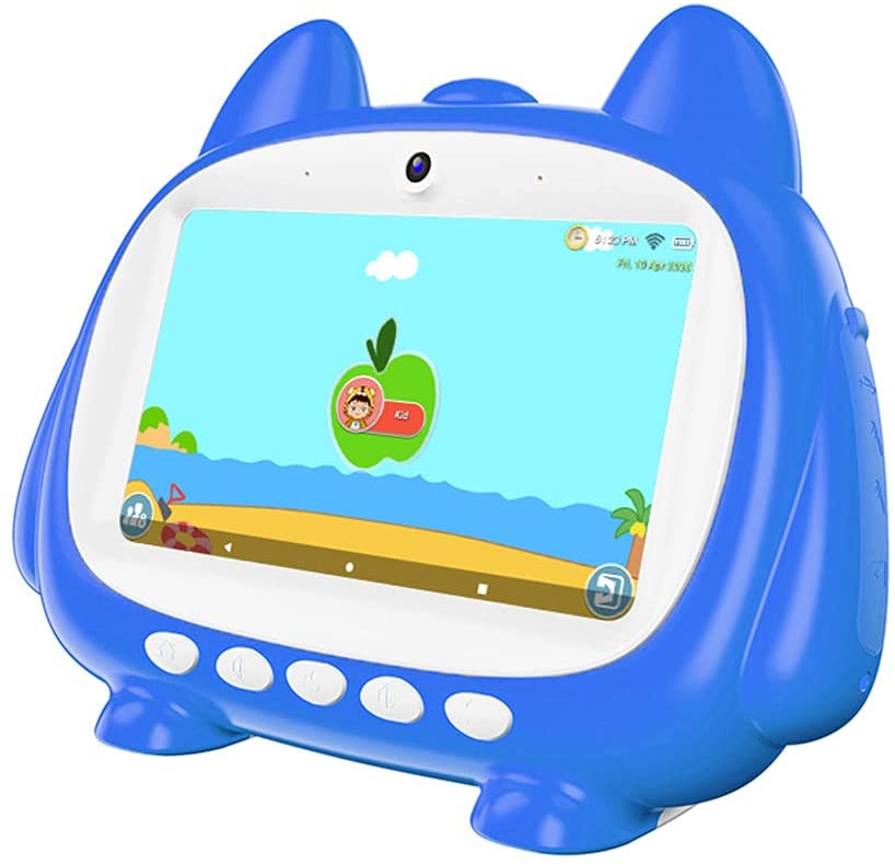 Kinsenyo Kids Tablet, 7 inch 1024 X 600 IPS Display Android 9.0 Kids Edition 1GB+16GB StorageTablet for Kids, WiFi, Bluetooth, Games (Blue)