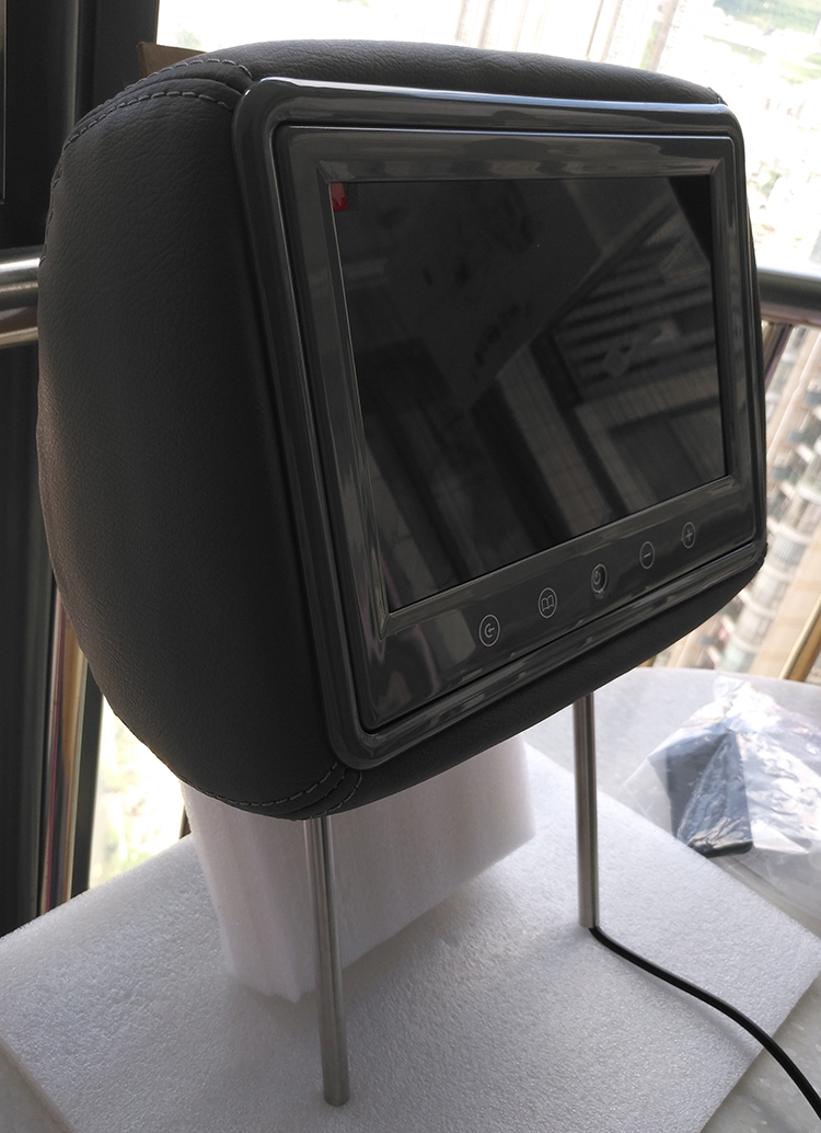 2pcs 9inch car monitors with 2 av input 800x480 tv headrest tft lcd monitor for car 16:9 monitor 4:3 monitor headrest monitor