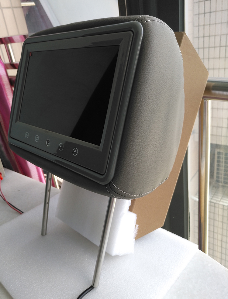 2pcs 9inch car monitors with 2 av input 800x480 tv headrest tft lcd monitor for car 16:9 monitor 4:3 monitor headrest monitor