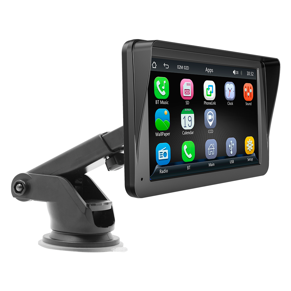 7" Carplay Screen Car Radio Android Auto Stereo Intelligent System Auto  Automotive Multimedia Ssmart System Som Automotivo Port