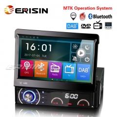 Erisin ES6590KD 7" Detachable 1 Din Car Stereo DAB+ CD USB SD GPS Bluetooth RDS DTV DVD Sat Nav