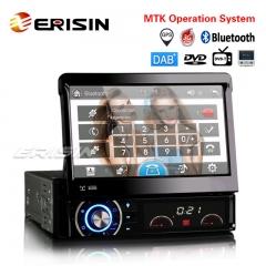Erisin ES6590KD 7" Detachable 1 Din Car Stereo DAB+ CD USB SD GPS Bluetooth RDS DTV DVD Sat Nav