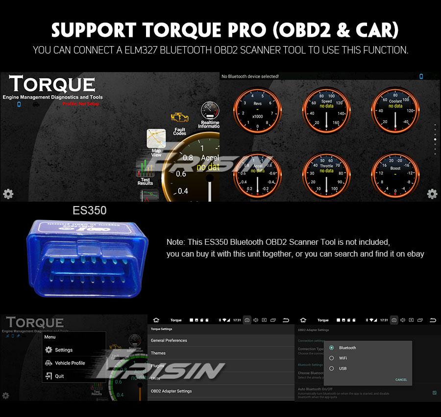 Erisin ES4878A 7英寸Android 9.0车载立体声DAB + GPS Wifi DVR CD 4G BT AUDI A4 S4 RS4 B7 B9 SEAT EXEO