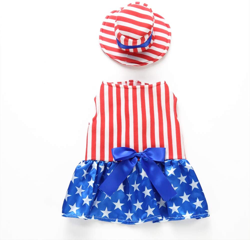 QiFlye Pet Clothes Small Medium Dog Cat Princess Beauty Clothes Pet Costumes Apparel Party Holiday Dresses Skirts