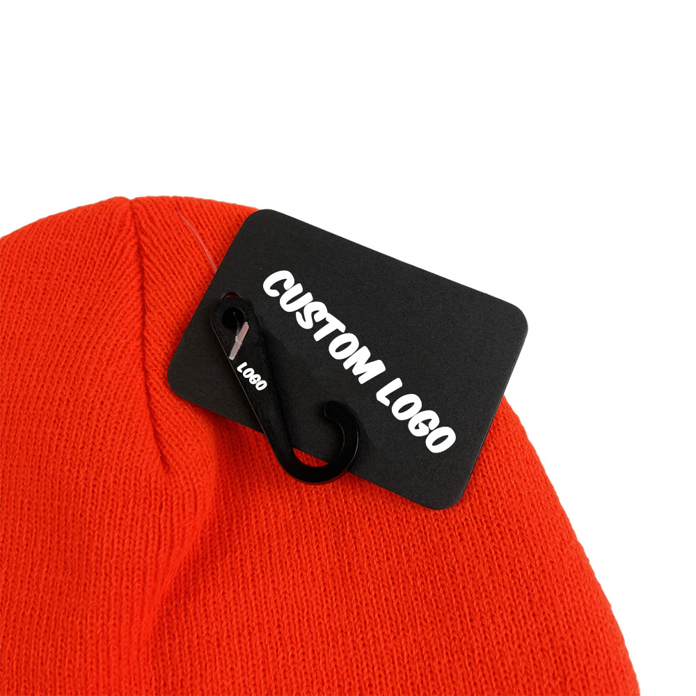 Design your own custom multi-color unisex winter hat blank beanie solid winter warm knitted cap for sale