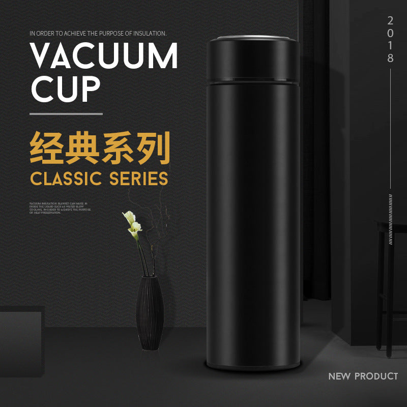 Adult Men Women's Portable Double-Layer Vacuum Mug304Stainless Steel Business Straight Cup Creative Thermal Insulation Water Cup