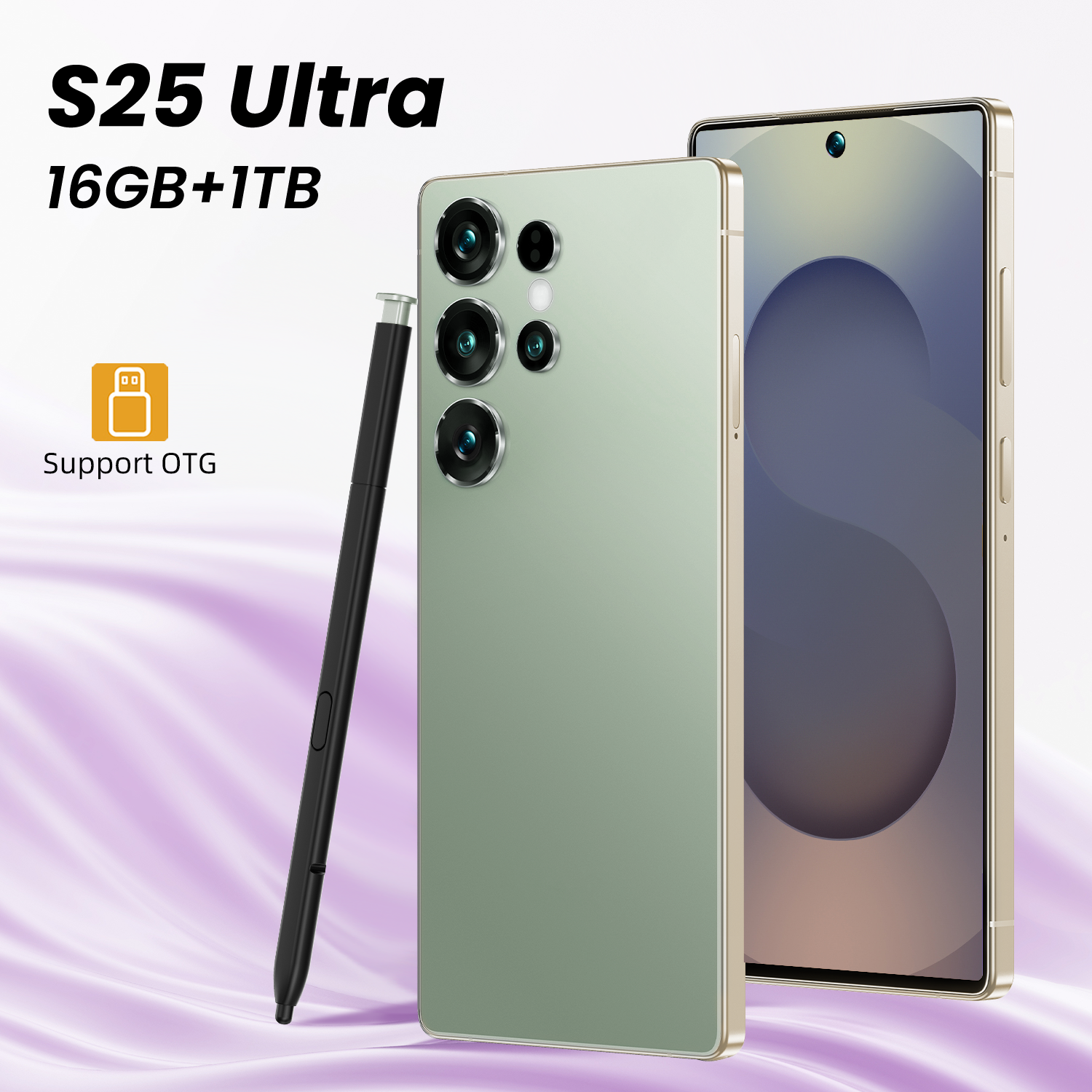 S25 Ultra Smartphone New Arrival  16GB+1TB Phone Clone Unlocked Android Mobile Phones