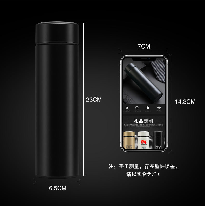 Adult Men Women's Portable Double-Layer Vacuum Mug304Stainless Steel Business Straight Cup Creative Thermal Insulation Water Cup